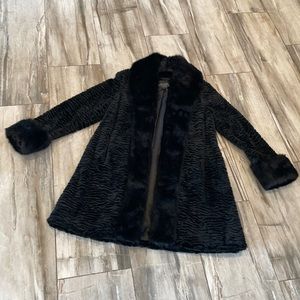 Faux fur coat